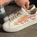 Soludos Hot Stuff Ibiza Platform Sneaker in White Multi
 Photo 3