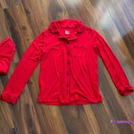 Gillian and OMalley Modal Tuxedo Men’s Style Pajama Set Button Down Red Photo 2