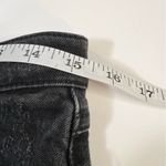 ASOS  River Island Bella Jeans Black Straight Leg Crop Raw Fringe Hem Photo 5