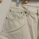Pistola  Cream High Waisted Denim Shorts size 29 Photo 2