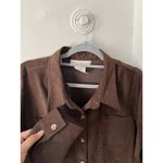 Motherhood Maternity  Women Brown Lightweight Long Sleeve Shirt XL Bottom‎ Down Photo 2