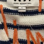 Kerri Rosenthal Anthropologie Striped “Next Smile’s On You” Sweater Large NEW Photo 2