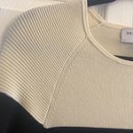 Derek Lam 10 Crosby Athleta Black White Knit Dress‎ Long Sleeve Color Block Size Size L Photo 3