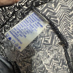 Peter Nygard  Sheath Dress Size 16 black white Ruched side stretchy jersey knit Photo 7