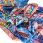 Peyton & Parker Swimsuit Cover Up Kimono Size XS Tropical Resort Wear Vacation Blue Photo 7