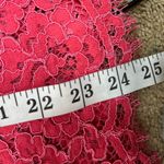 J.Crew NWOT Scalloped Eyelet Lace Mock Neck Fringe Hem Blouse in Pink Size 14 Photo 11