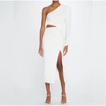 New! Cinq a Sept Misha Cut Out‎ Dress in Ivory Sz 10 $485 White Photo 2