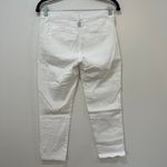Frank & Eileen Wicklow Italian Chino White Cotton Raw Hem Straight NEW $298 sz 2 Photo 7