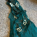 Euro Silk Beaded Midi Skirt Photo 1