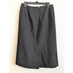 Tahari  Arthur S. Levine Women's Pencil Skirt Black/Multi Floral Embroidered 18 Photo 7