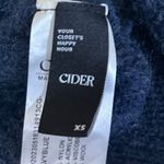 Cider Blue Wool Long Sleeve Cropped Button Down Cardigan Sweater Top Size XS Photo 2