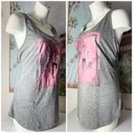 Old Navy Active Heather Gray Pink “Rest Later” Graphic Workout Tank Top Size XL Photo 3