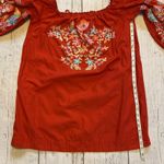 Free People Fleur Du Jour Embroidered Mini Dress Off Shoulder Photo 8