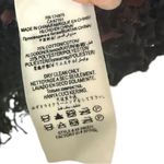 BCBG Maxazria | Black Long Open Front Crochet Festival Cardigan Fringe Hem Large Photo 5