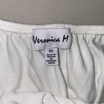 Veronica M White Ruffle Off-the-Shoulder Flounce Romantic Bodysuit Size XS Photo 6