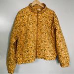 Sonoma Women’s  Goods For Life Mustard Yellow Floral Quilted Print Jacket XXL‎ Photo 2