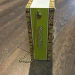 Macanudo Crystal Cafe‎ Cigar Box Handbag Purse Stylish Fancy Unique Gold Chain White Photo 3