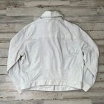 American Eagle 2000s Y2k American‎ Eagle White Corduroy Button Jacket Womens Size M Photo 4