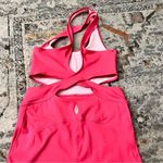 Free People  MOVEMENT‎ Back It Up Onesie Hot Pink NWOT Size S Open Back Athletic Photo 10