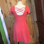 Bongo Coral California Print Sexy Bk DRESS NWT M Photo 3