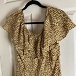Anthropologie Animal leopard print bolano Button Down midi dress womens size 8 Photo 10