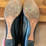 Salvatore Ferragamo  Black Leather Flat Shoes Photo 8