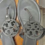 Tory Burch  Miller Calf Dark Grey Leather Women's Perfect Sandal Size 11 Photo 3