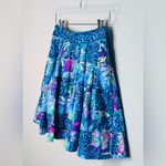 Lilly Pulitzer Bryant Pop Up Lilly's Party Patch A-Line Pleated Skirt Photo 5