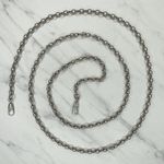 Silver Chain Link Purse Strap Replacement 46" Handbag Shoulder ✨ Photo 0