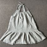 Xhilaration 💋 Target Sage Green Gauze Cotton Tie Strap Swim Cover Up Dress Medium Photo 2