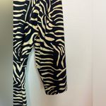 J. McLaughlin Zebra Animal Print Catalina Cloth Stretch Faux Wrap Dress M Photo 3