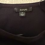 Alfani Black and Brown Sweatshirt with Faux Fur Cuffs Size 2X Photo 1