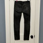 AGOLDE  chloe faded black skinny fit low rise jeans sz 26 grunge punk distressed Photo 2