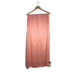 INC Satin Scarf Rectangle Peach Gold Studs Raw Hem Rayon Elegant Glam NWT Pink Photo 2