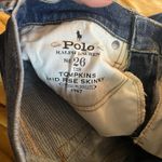 Ralph Lauren Polo Jeans Adult 26 Thompson Skinny Dark Wash Denim Women A16 Cuff Photo 13