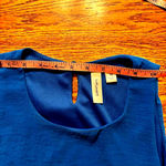 Tacera  Blue Sleeveless Trapeze Dress Size M Causal Photo 5