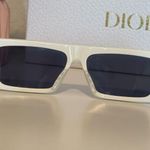 Christian Dior Dior White Sunglasses with Dark Lenses Photo 5