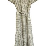 1. State Tribal Print Midi Wrap Dress Photo 5