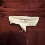 Lucky Brand  Belted Satin Shirtdress M Photo 3