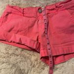 Aeropostale Pink Salmon Midi Twill Shorts Size 2 Photo 13