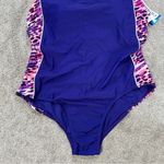 Catalina NWT  Women’s Racer Back Tank One-Piece Swimsuit in Purple Plus Size 2X Photo 3