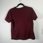 FIGS  Catarina Scrub Top Zamora Jogger Scrub Pants Set Burgundy Womens Medium Photo 5