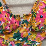 Anne cole V Wire One Piece Swim Suit in Sunshine Floral XS Photo 3