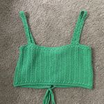 Princess Polly Green Knit Crop Top Photo 1