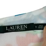 Lauren Ralph Lauren Purple Multi Paisley Faux Wrap Midi Crepe Dress Size 6 Job Photo 10