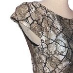 Love j  Sequined Python Print Crop Top Size Small Scoop Back Cap Sleeve Y2K Photo 2