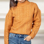 525 America  ANNIE SWEATER CREWNECK‎ Camel Size XL NWOT Photo 0