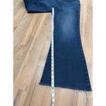 EXPRESS Mid Rise Flare Jeans Dark Wash Ultra Stretch Size L Regular Photo 9