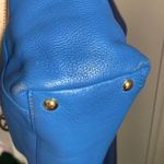 Michael Kors Cerulean Blue Leather Jet Set Full Size Shoulder Tote Bag Carryall Photo 4