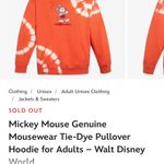 Disney WALT  MOUSEWEAR HOODIE 100% COTTON Photo 6